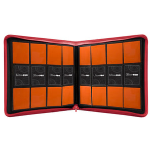 Ultra Pro 12 Pocket Pro Binder Zippered Red - Ultra Pro