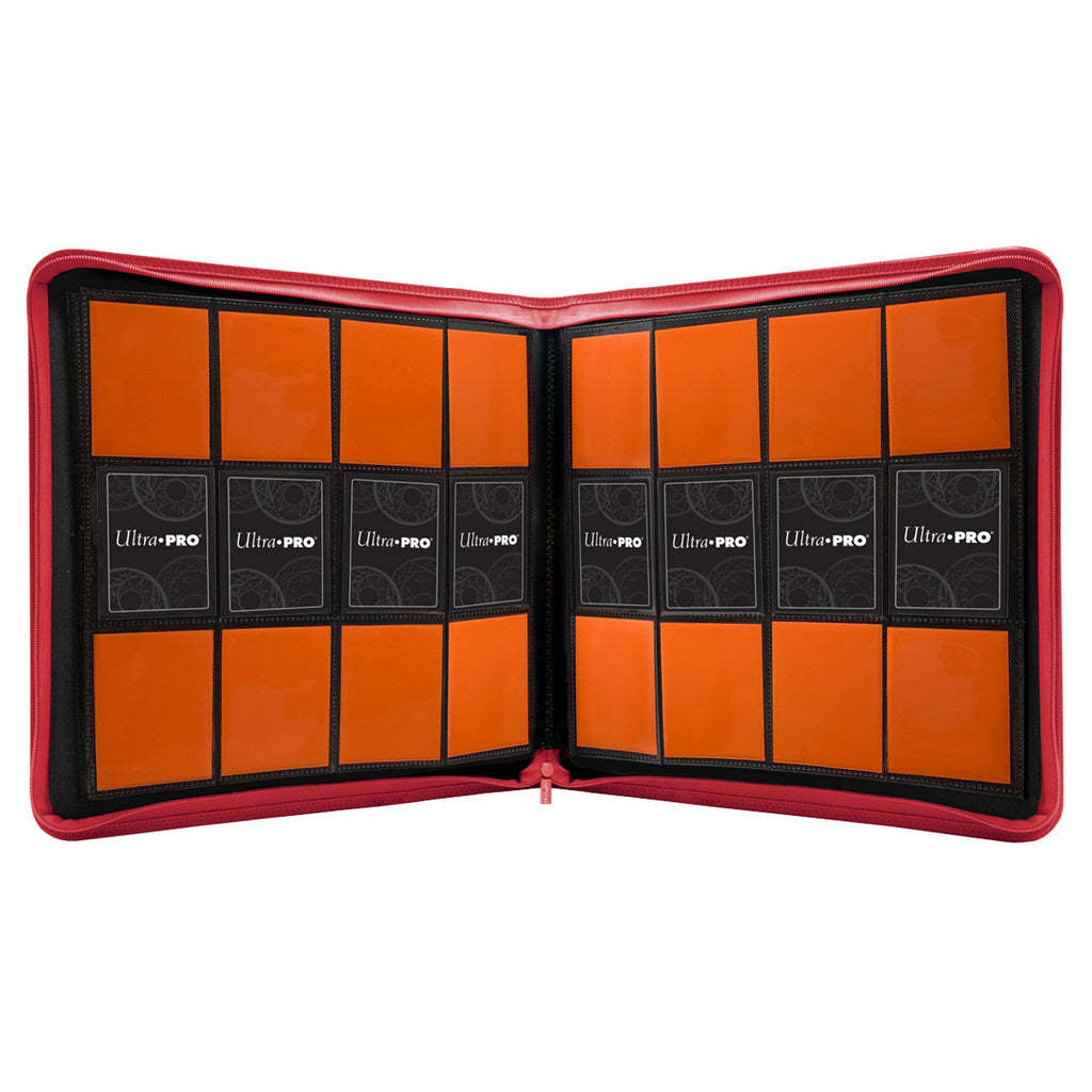 Ultra Pro 12 Pocket Pro Binder Zippered Red - Ultra Pro