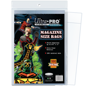 Comic Bags - Magazine (100 per pack) - Ultra Pro