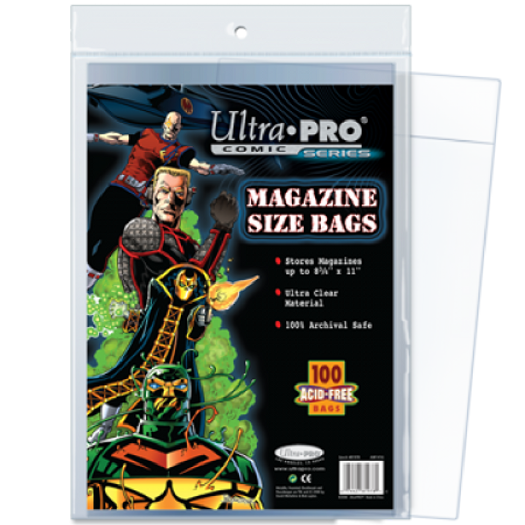 Comic Bags - Magazine (100 per pack) - Ultra Pro