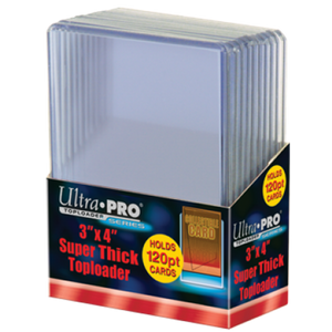 Toploader - 3x4 120pt (10 per pack) - Ultra Pro