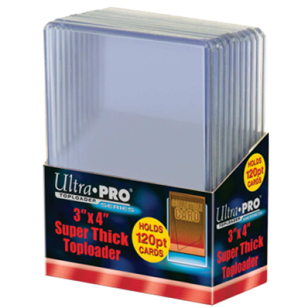 Toploader - 3x4 120pt (10 per pack) - Ultra Pro
