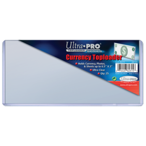 Toploader - Currency (25 per pack) - Ultra Pro
