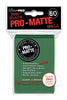 Deck Protectors - Pro Matte - Small Size - Green (One Pack of 60) - Ultra Pro