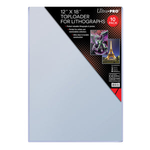 Toploader - 12x 18 Lithograph (10 per pack) - Ultra Pro