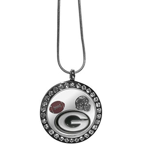 Green Bay Packers Necklace Locket Style -