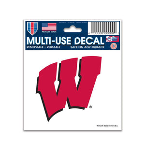 Wisconsin Badgers Decal 3x4 Multi Use - WinCraft