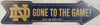 Notre Dame Fighting Irish Sign 6x24 Wood Arrow - WinCraft