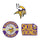 Minnesota Vikings Enamel Pin Set 3 Piece - WinCraft