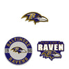 Baltimore Ravens Enamel Pin Set 3 Piece - WinCraft