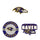 Baltimore Ravens Enamel Pin Set 3 Piece - WinCraft