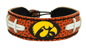 Iowa Hawkeyes Bracelet Classic Football CO - Gamewear