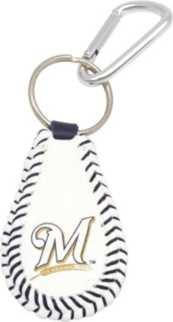 Milwaukee Brewers Keychain Classic Baseball CO - Gamewear