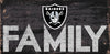 Las Vegas Raiders Sign Wood 12x6 Family Design - Fan Creations