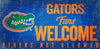 Florida Gators Wood Sign Fans Welcome 12x6 - Fan Creations