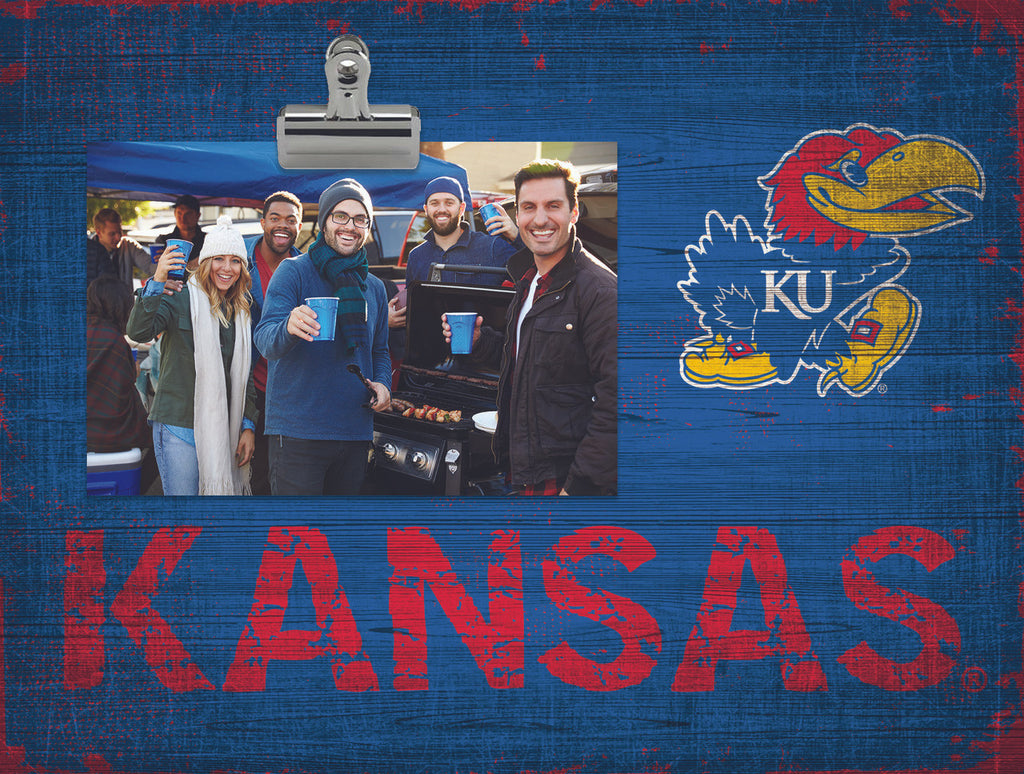 Kansas Jayhawks Clip Frame - Special Order - Fan Creations