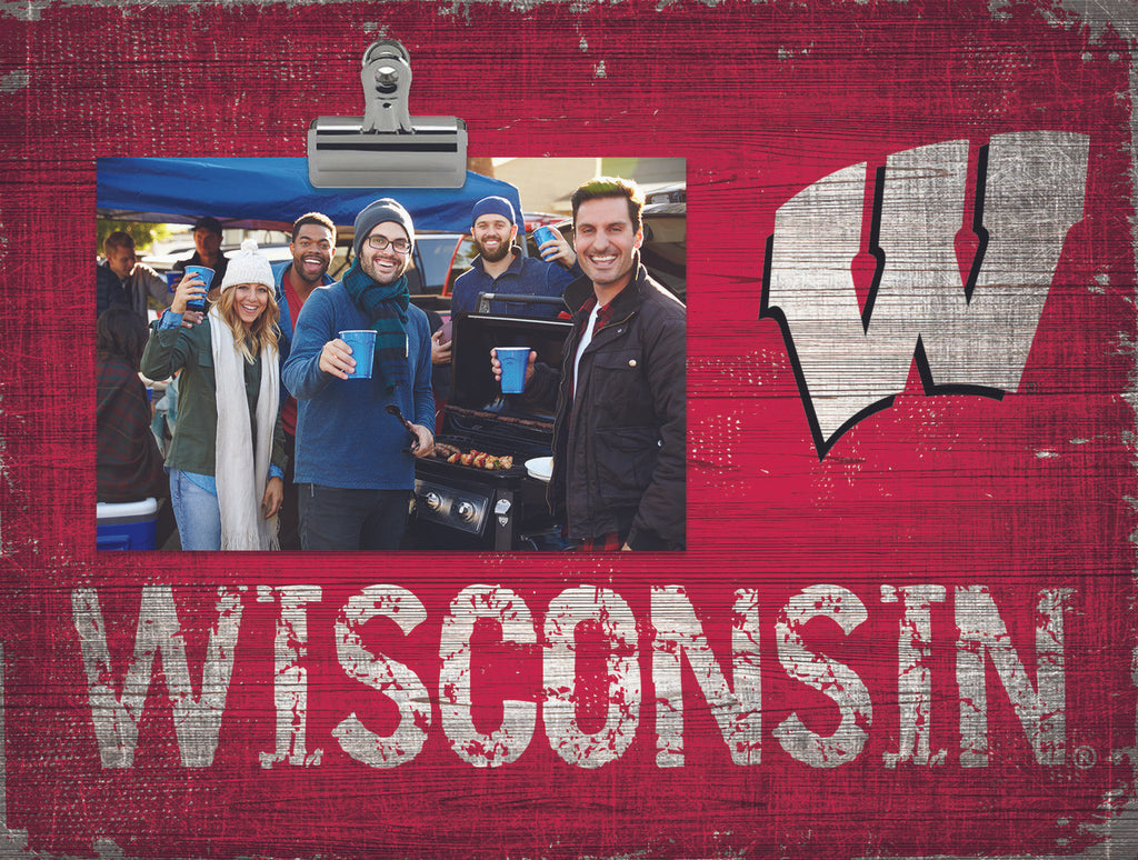 Wisconsin Badgers Clip Frame - Special Order - Fan Creations