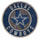 Dallas Cowboys Sign Wood 12 Inch Round State Design - Fan Creations