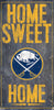 Buffalo Sabres Sign Wood 6x12 Home Sweet Home Design - Fan Creations