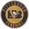 Pittsburgh Penguins Sign Wood 12 Inch Round State Design - Fan Creations