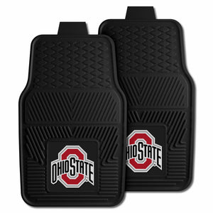 Fanmats - Ohio State University 2-pc Vinyl Car Mat Set 17''x27''