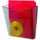 Deflecto Euro-style DocuPocket Wall Pocket - 1 Pocket(s) - 10.25'' Height x 10.87'' Width x 4'' Depth - Smoke - Plastic - 1 Each - deflecto