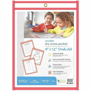 C-Line Letter Storage Folder - 8 1/2'' x 11'' - Red - 30 / Box