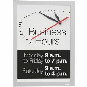 DURABLE The Infoframe - Glass-mountable, Window-mountable - Removable, Both Sides Display, Sturdy, UV Resistant, Heat Resistant, Repositionable - Information, Advertising - 2 / Pack - Durable