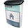 Deflecto Outdoor Literature Box - 13.1'' Height x 10'' Width x 4.5'' Depth - Break Resistant, Water Proof - Gray - Plastic - 1 Each - deflecto