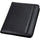 Samsill Letter Pad Folio - 8 1/2'' x 11'' - 6 Exterior, Internal Pocket(s) - Vinyl, Polyvinyl Chloride (PVC) - Black - 1 Each