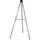 Lorell Telescoping Easel - 34'' (2.8 ft) Width x 66'' (5.5 ft) Height - Aluminum Surface - Black Frame - Foldable - 1 Each
