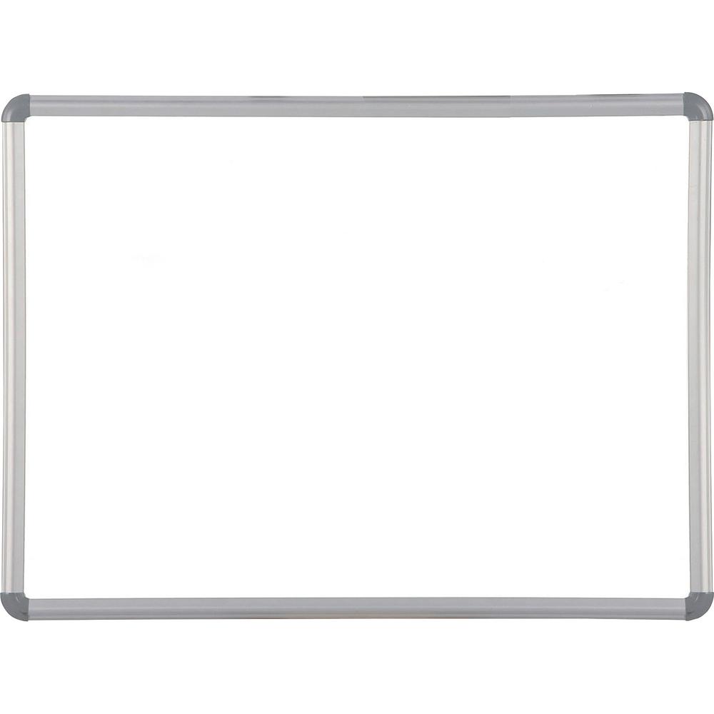 MooreCo Magna Rite Magnetic Marker Boards - 36'' (3 ft) Width x 48'' (4 ft) Height - Steel, Polyvinyl Chloride (PVC), Medium Density Fiberboard (MDF) Surface - Anodized Aluminum Frame - Rectangle - 1 Ea