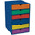 Classroom Keepers 6-Shelf Organizer - 6 Shelf(ves) - 17.8'' Height x 13.5'' Width x 12'' Depth - 70% Recycled - Blue - 1 Each