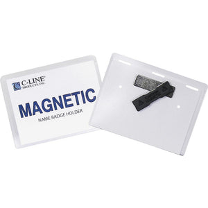 C-Line Magnetic Style Name Badge Holder Kit - Magnetic Style Name Badge Holder Kit