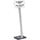 DURABLE INFO SIGN Letter Floor Stand - 8.5'' x 11'' Sign - 40.5'' - 46.5'' Height - Rectangular Shape - Acrylic, Stainless Steel - Updateable - Silver - 1 Pack - Durable