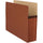 Business Source Straight Tab Cut Letter Recycled File Pocket - 8 1/2'' x 11'' - 1200 Sheet Capacity - 5 1/4'' Expansion - Redrope - 30% Recycled - 10 / Box