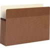 Business Source Straight Tab Cut Legal Recycled File Pocket - 8 1/2'' x 14'' - 3 1/2'' Expansion - Redrope - Redrope - Tear Proof, Tyvek Gusset, Reinforced Gusset - 30% Recycled - 25 / Box