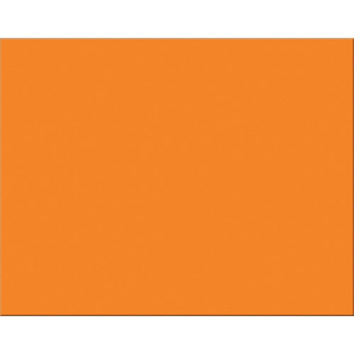 Pacon Railroad Board - Project, Art, Mat, Mounting, Block Printing, Painting, Marker, Stenciling, Poster - 28''Height x 22''Width x 1''Length - 25 / Carton - Orange
