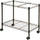 Lorell Mobile File Cart - 4 Casters - Steel - x 12.9'' Width x 25.8'' Depth x 20.5'' Height - Black - 1 Each