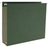 Business Source 1/5 Tab Cut Legal Recycled Hanging Folder - 8 1/2'' x 14'' - 2'' Expansion - Standard Green - 10% Recycled - 25 / Box