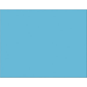 Pacon Railroad Board - Art Project, Mat, Painting, Marker, Poster, Stenciling, Block Printing, Mounting - 22''Height x 28''Width x 1''Length - 25 / Carton - Light Blue