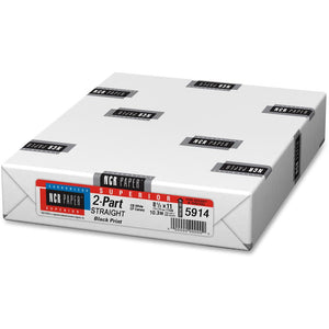 NCR Paper Superior 2-part Straight Carbonless Paper - White - 92 Brightness - Letter - 8 1/2'' x 11'' - 20.50 lb Basis Weight - 500 / Pack - Carbonless - White, Canary