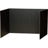 Pacon Privacy Boards - 48''W x 16''H - 4 Boards/Pack - Black