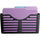 Lorell Cubicle Pocket File - 30% Recycled - Black - Plastic - 1 Each