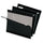Pendaflex 1/5 Tab Cut Legal Recycled Hanging Folder - 8 1/2'' x 14'' - Internal Pocket(s) - Black - 10% Recycled - 25 / Box