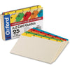 Oxford A-Z Laminated Tab Card Guides - 25 x Divider(s) - Printed Tab(s) - Character - A-Z - 8'' Divider Width - Manila Divider - Assorted Tab(s) - Laminated, Durable, Heavy Duty, Tear Resistant, Bend R