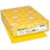 Astrobrights Color Paper - Sun Yellow - Letter - 8 1/2'' x 11'' - 24 lb Basis Weight - Smooth - 500 / Ream - Green Seal - Heavyweight, Acid-free, Lignin-free - Sunburst Yellow