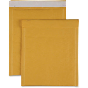 Sparco Size 2 Bubble Cushioned Mailers - Bubble - #2 - 8 1/2'' Width x 12'' Length - Self-sealing - Kraft - Kraft - 100 / Carton