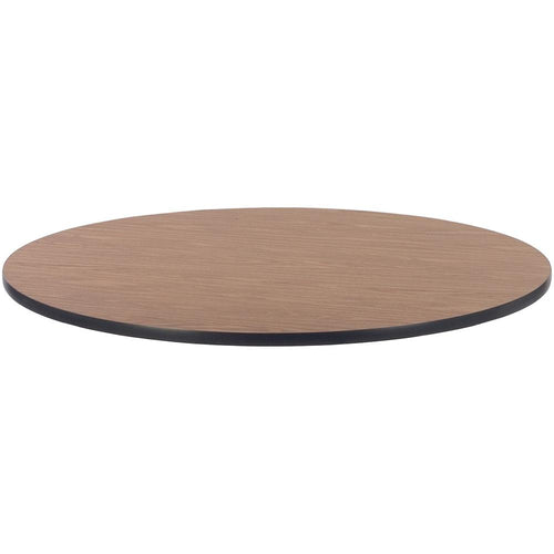 Lorell Classroom Activity Tabletop - High Pressure Laminate (HPL) Round, Medium Oak Top - 1.13'' Table Top Thickness x 48'' Table Top Diameter - Assembly Required - 1 Each