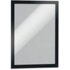 DURABLE DURAFRAME Self-Adhesive Magnetic Letter Sign Holder - Horizontal or Vertical, 9.5'' x 12'' Frame Size - Holds 8.5'' x 11'' Insert, 2 -Pack, Black - Durable